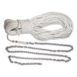 Lewmar Anchor Rode - 1/4 in Chain (5'), 1/2 in 3-Strand Polyster (100')