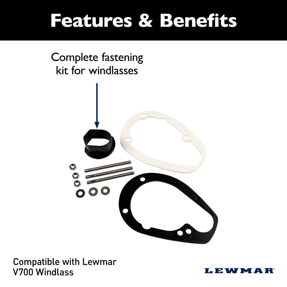 Lewmar V700 Fastening Kit 1(Metric)