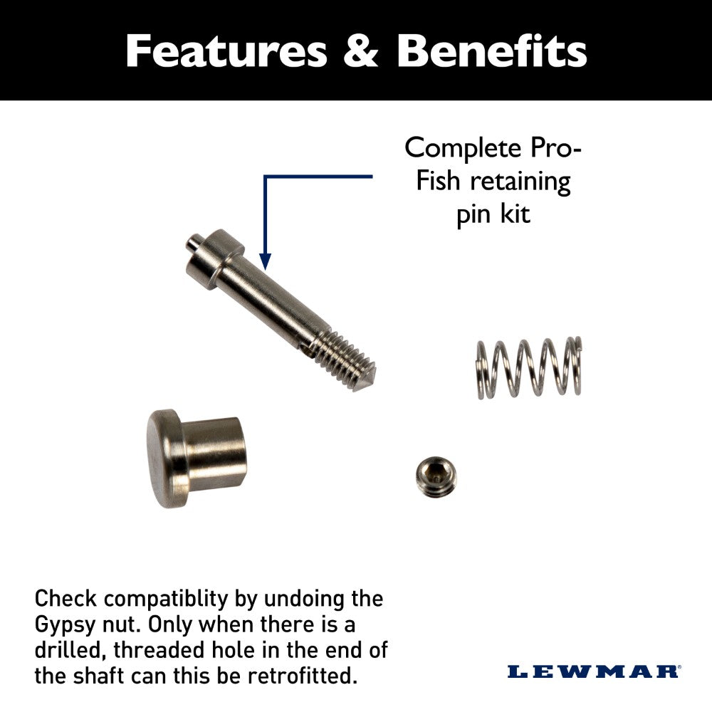 Lewmar Pro-Fish Retaining Pin Kit