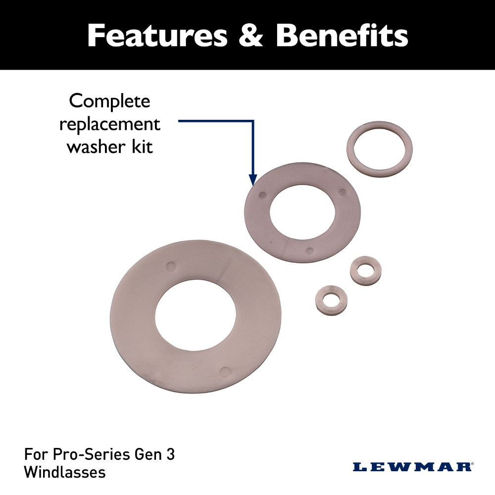 Lewmar Pro Series Gen 3 Washer Kit